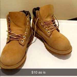 Timberland boots kids size 12 high top